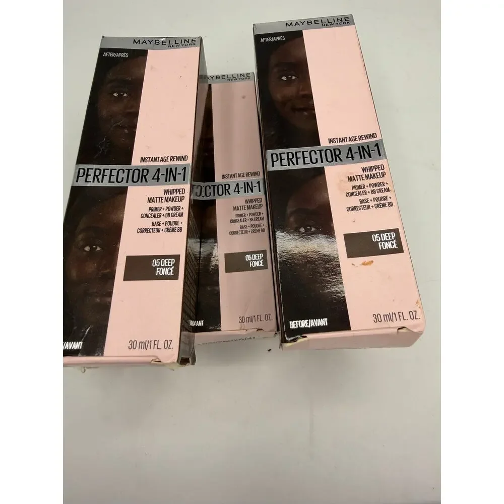Maybelline Instant Age Rewind Perfector 4-in-1 05 Deep Whipped Matte Makeup 1oz